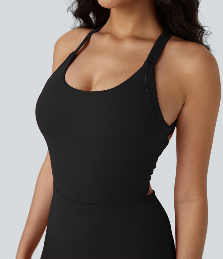 2-in-1 Bodycon Mini Active Dress