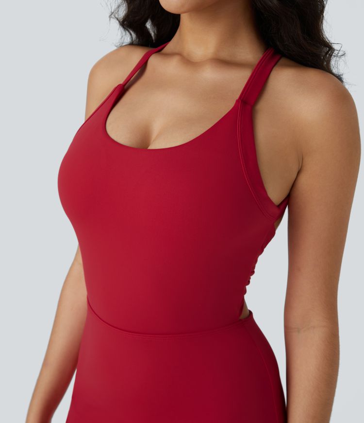 2-in-1 Bodycon Mini Active Dress