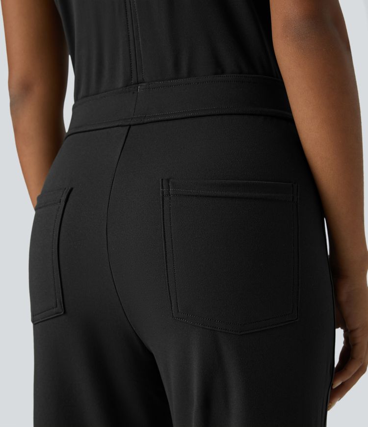 Schlüsselloch-Taschen Arbeits-Jumpsuit