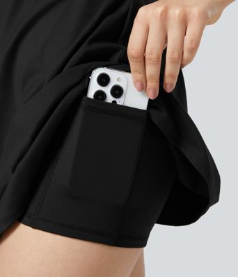 Robe de chambre SoftlyZero™ Plush 2-en-1 Mini Robe Active Pocket Flare - Édition Facile-Peezy