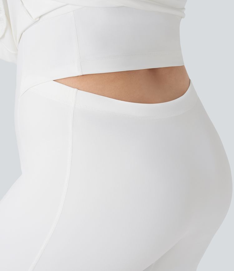 Vestido activo talla grande lazo delantera sin espalda bolsillo 2 en 1 Mini Slip Danza edición Easy Peezy