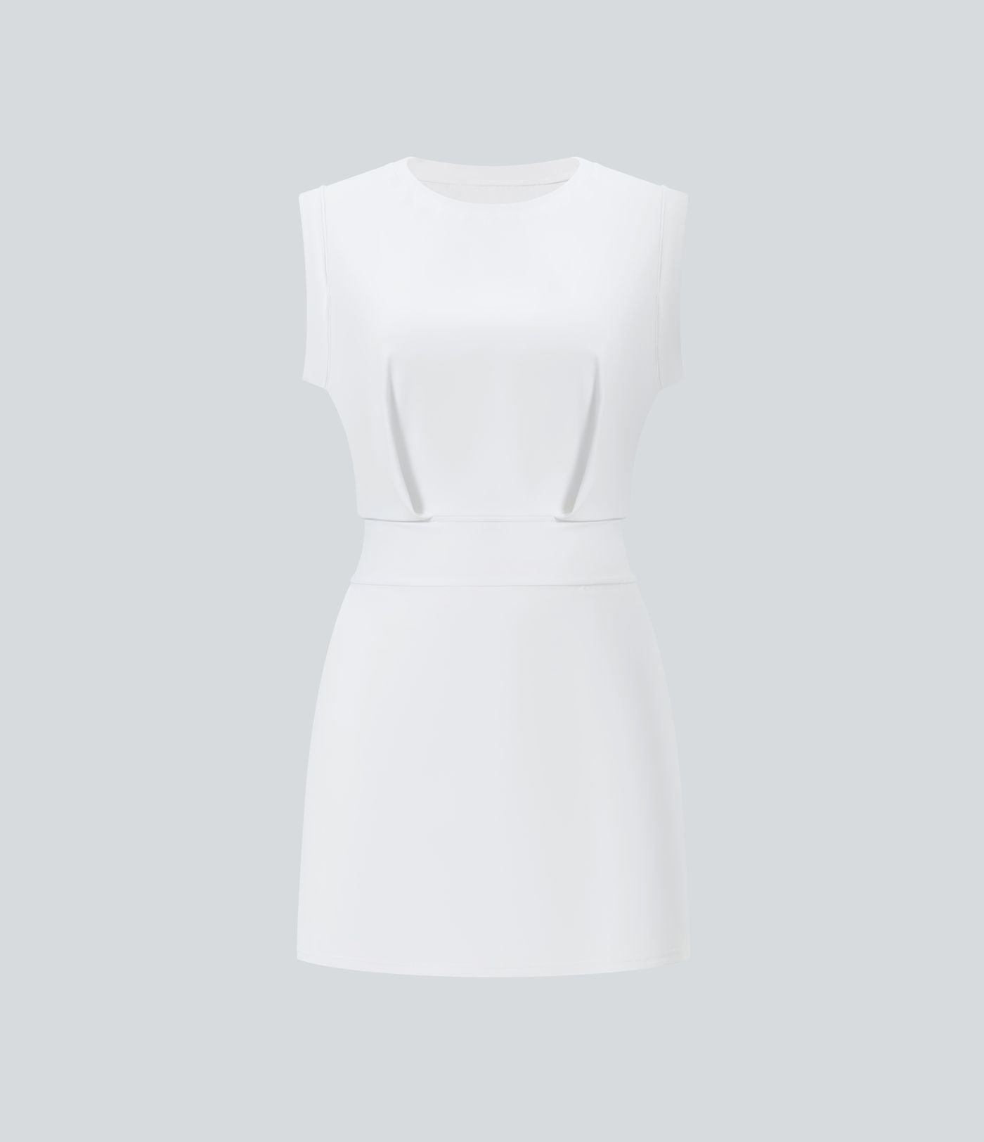 Vestido Softlyzero™ QuickDry activo conjunto 2 piezas sin mangas pliegue bolsillo lateral minivestido deportivo secado rápido pickleball