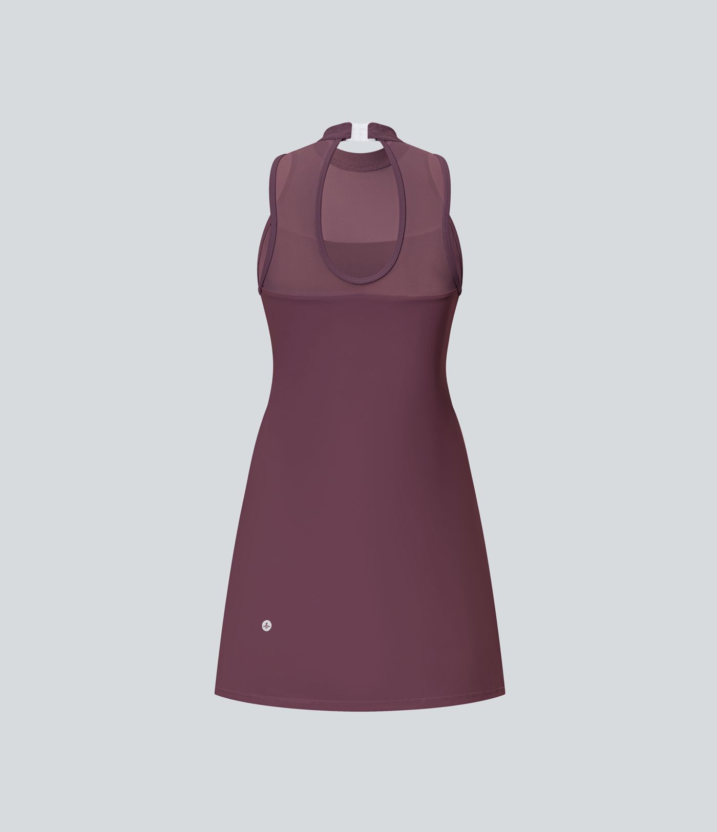 Softlyzero™ Airy Contrast Mesh Buckle Backless Split 2-in-1 Side Pocket Cool Touch Dance Active Dress-Easy Peezy Edition