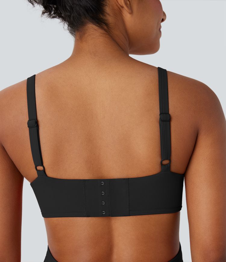 SoftlyZero™ Airy Adjustable Buckle 2-in-1 Mini Cool Touch Yoga Active Dress with Pockets-Easy Peezy-UPF50+
