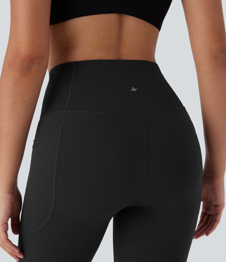 Halara UltraSculpt™ High Waisted Butt Lifting Tummy Control Pocket Shaping Women Gym Running Biker Shorts 7''