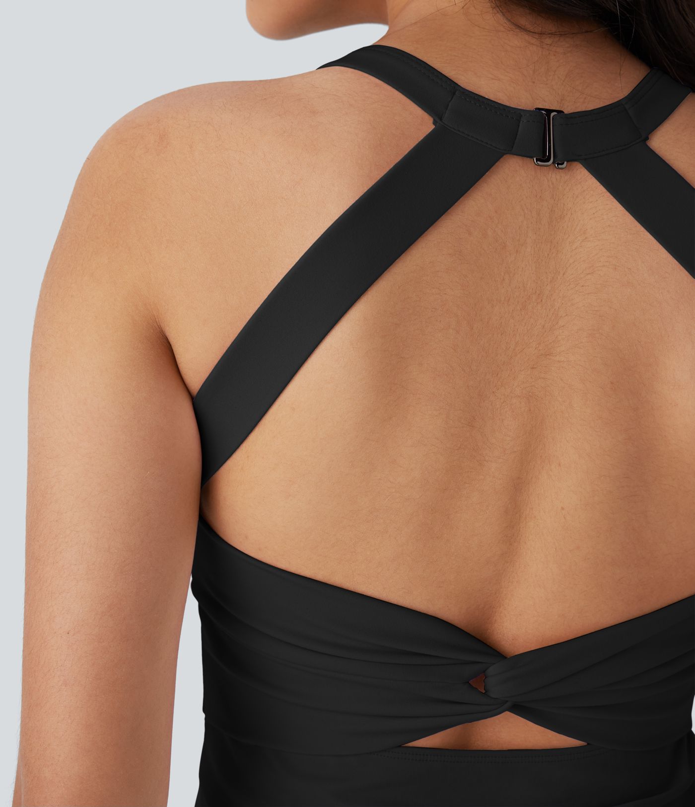 SoftlyZero™ Plush Cut Out Yoga Tank Top D-F Cups