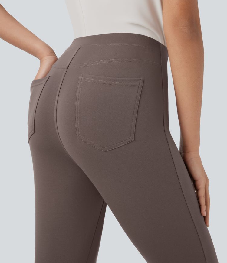 Halara Flex™ High Waisted Pocket Slim Pedal Pusher Casual Pants