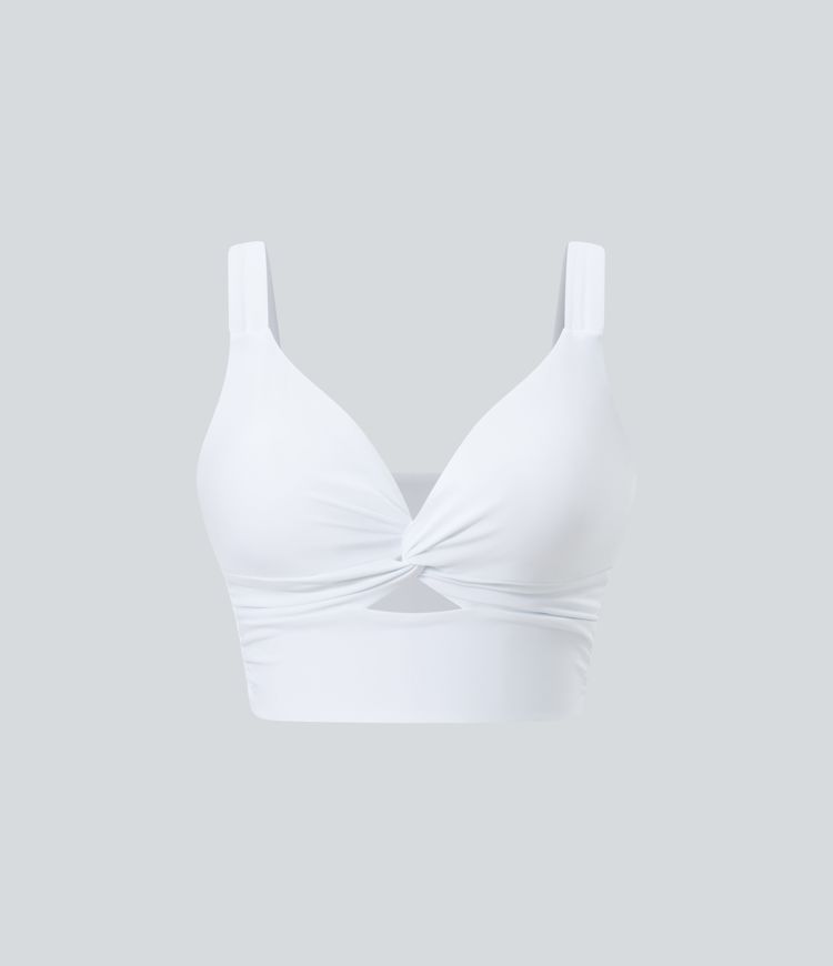 SoftlyZero™ Airy Low Support Cut Out  Yoga Sports Bra D-F Cups
