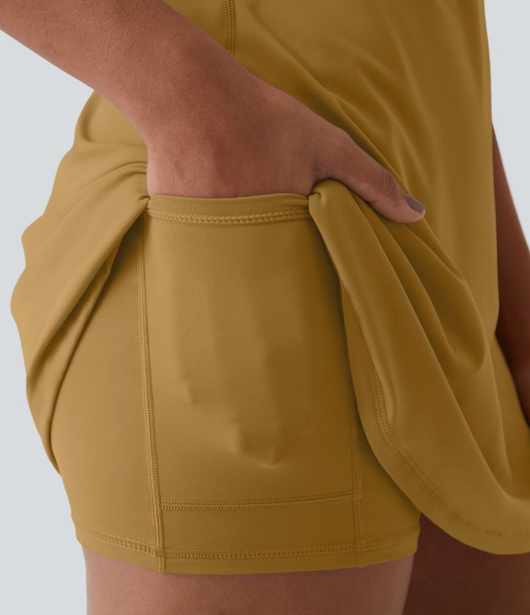 Softlyzero™ Plush Backless Active Dress-Easy Peezy Edition