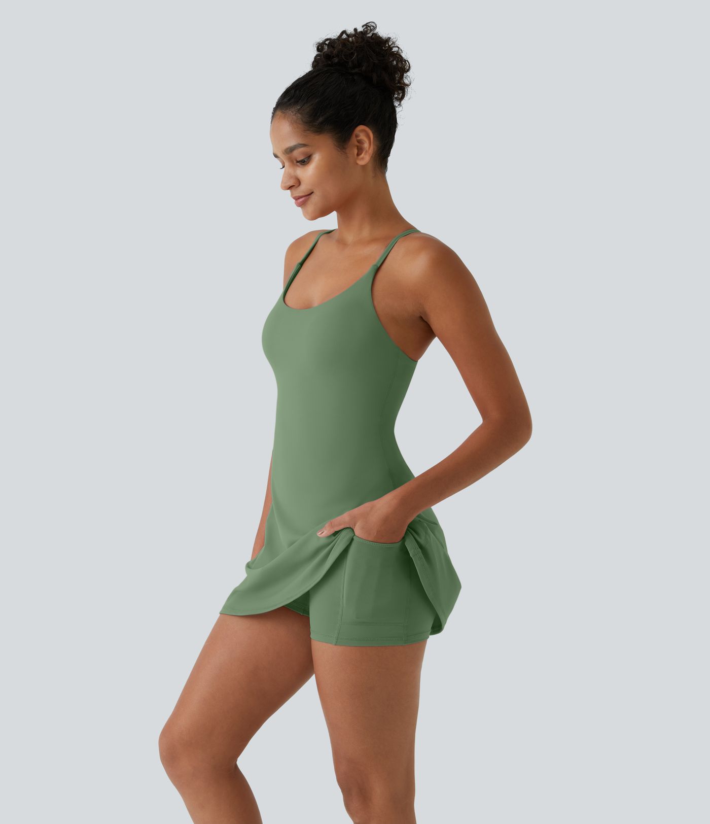 SoftlyZero™ Plush Backless Active Dress-Easy Peezy Edition
