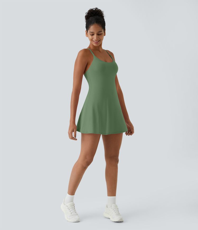 SoftlyZero™ Plush Backless Active Dress-Easy Peezy Edition