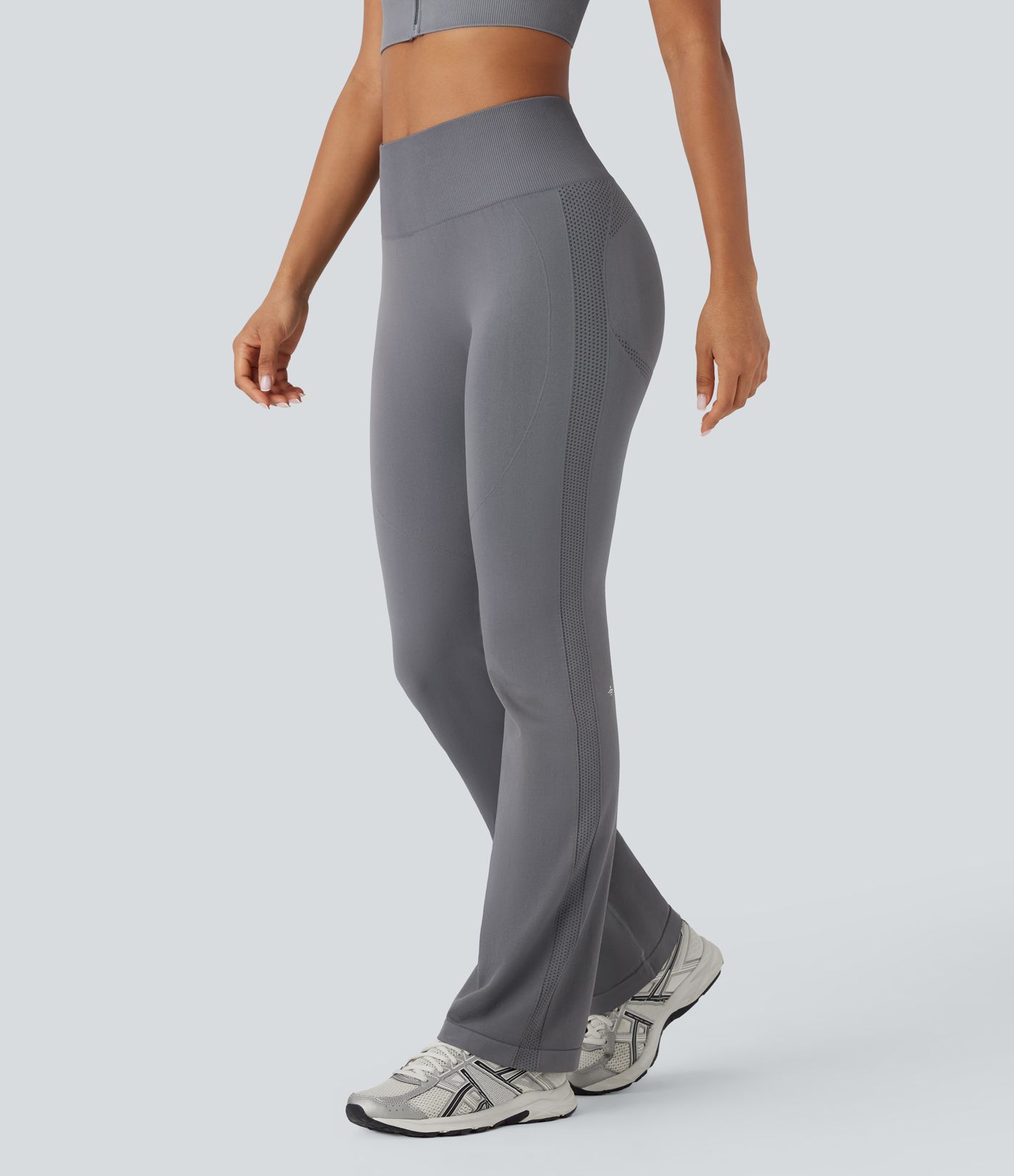 OneForm Seamless Flow High Waisted Tummy Control Butt Lifting Flare Yoga Leggings