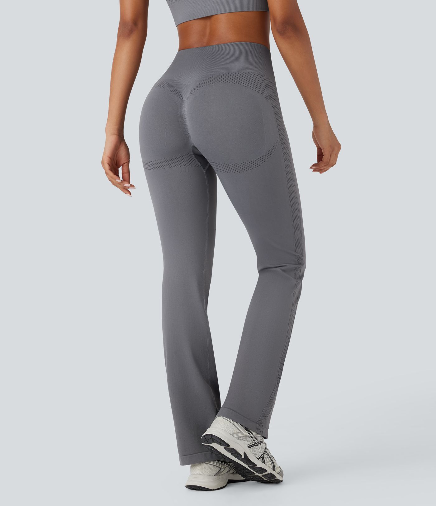 OneForm Seamless Flow High Waisted Tummy Control Butt Lifting Flare Yoga Leggings