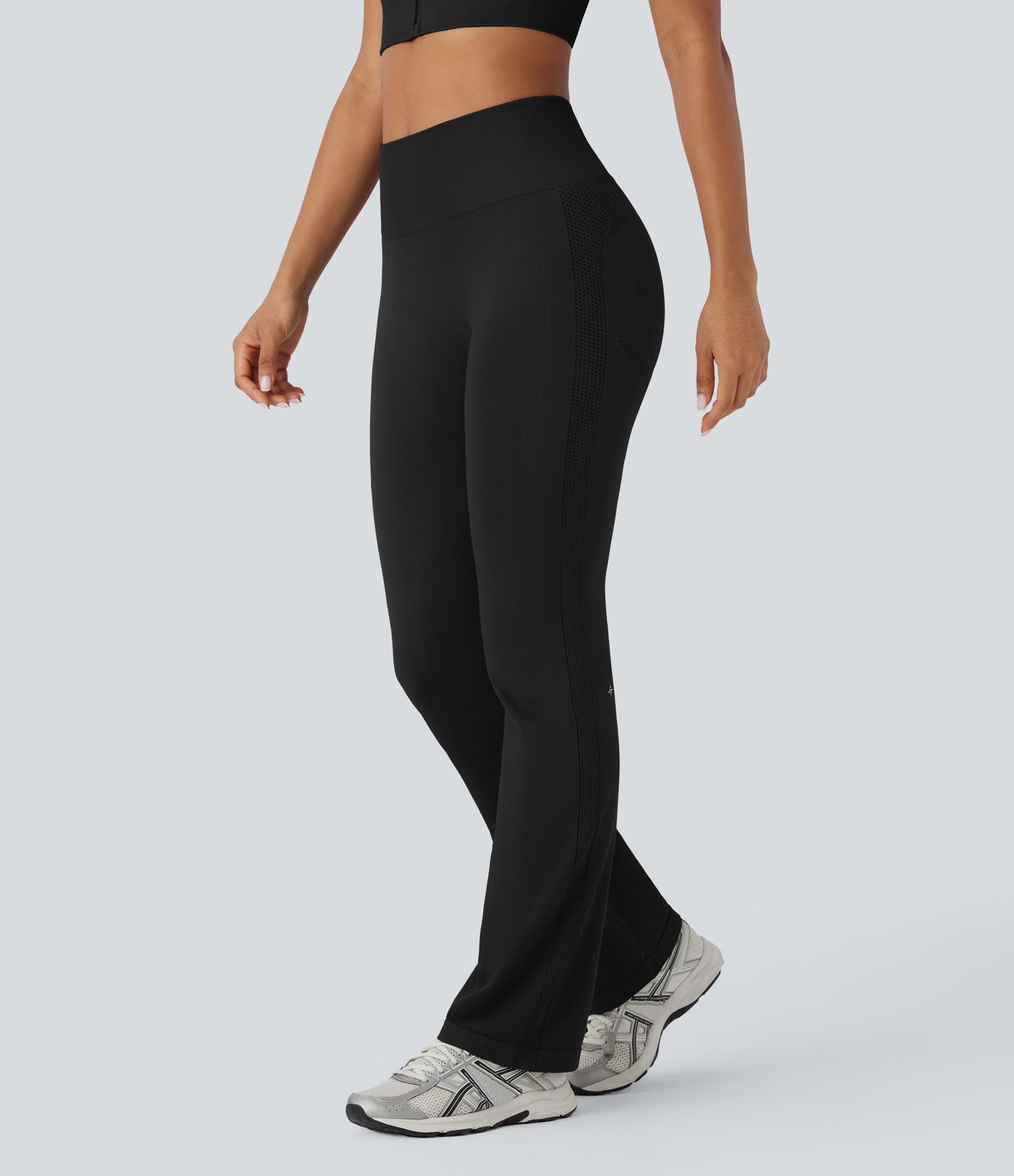 OneForm Seamless Flow High Waisted Tummy Control Butt Lifting Flare Yoga Leggings