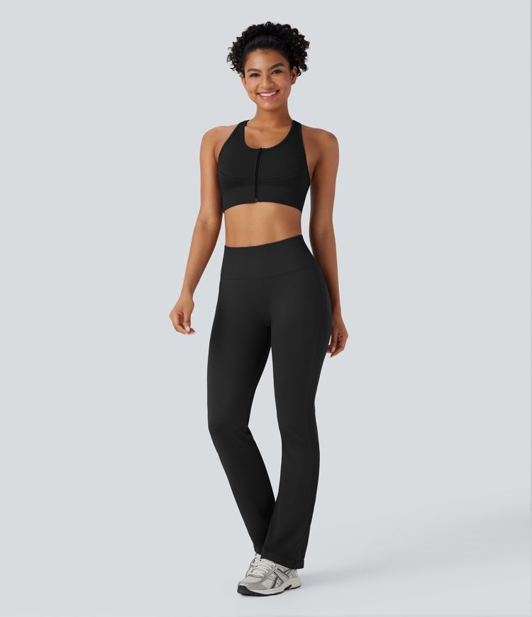 OneForm Seamless Flow High Waisted Tummy Control Butt Lifting Flare Yoga Leggings