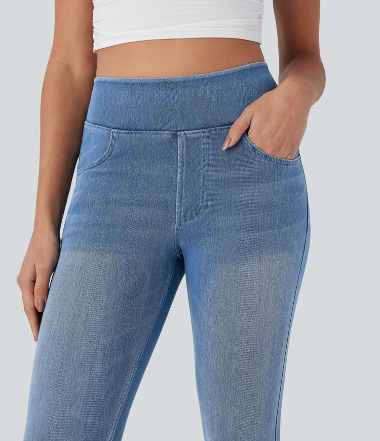 Halara Flex™ High Waisted Pockets Denim Casual Leggings