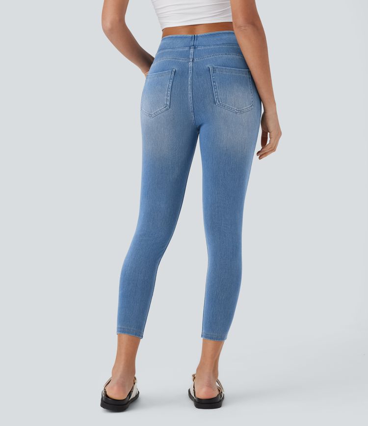 Halara Flex™ High Waisted Pockets Denim Casual Leggings