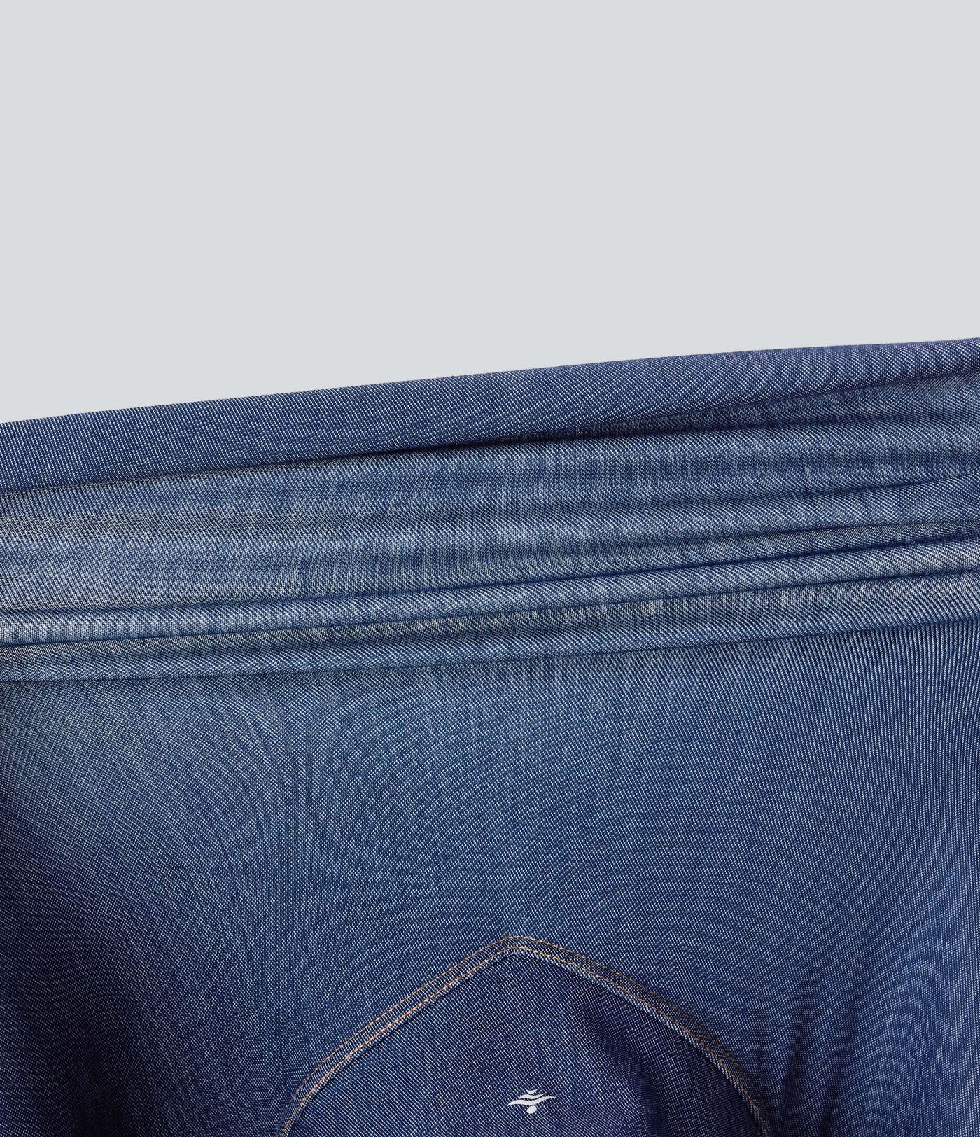 Camiseta Halara Flex™ Denim tenis tirantes elástica desgastada con espalda descubierta y entrecruzada fresca al tacto