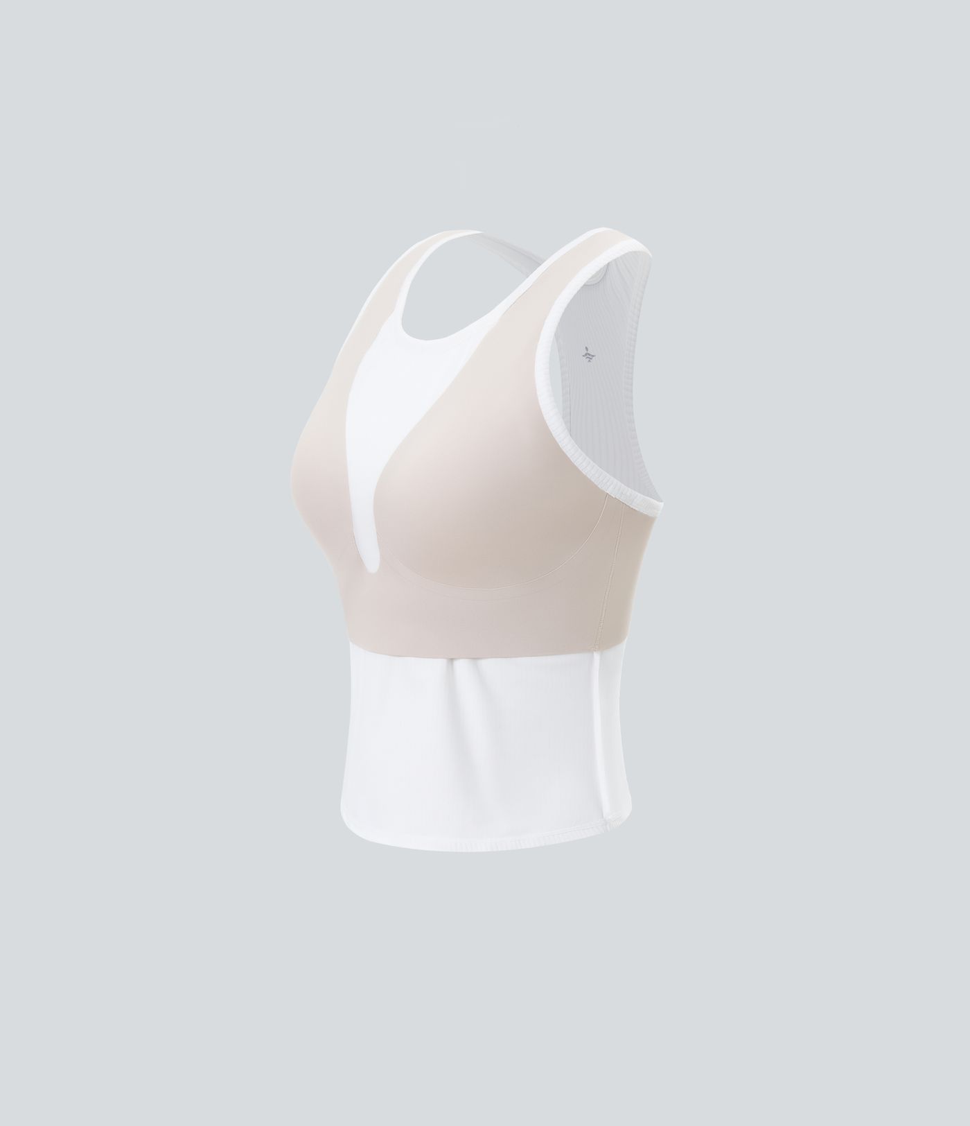 Débardeur de yoga tricoté à dos nageur