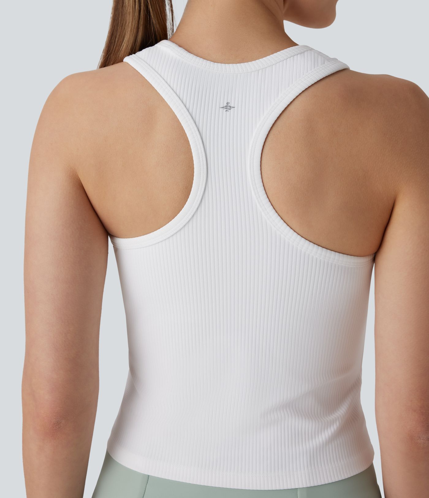 Débardeur de yoga tricoté à dos nageur