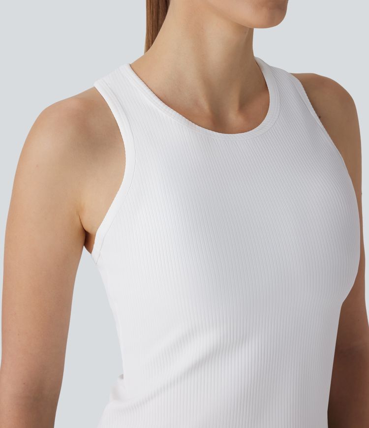 Débardeur de yoga tricoté à dos nageur