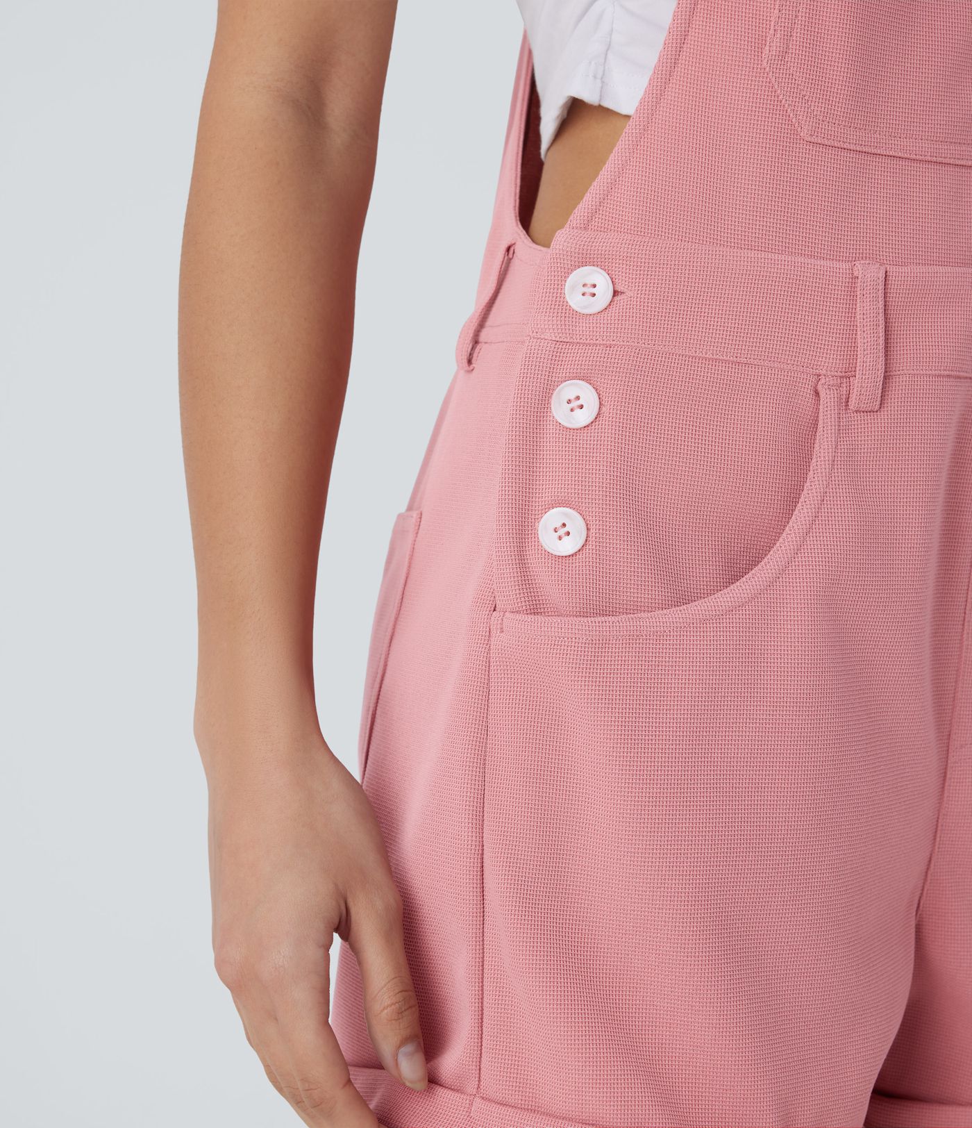 Mono dobladillo enrollado múltiple bolsillo correa ajustable