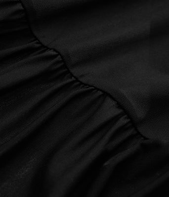 High Waisted High Low Ruffle Hem 2-in-1 Side Pocket Flowy Mesh Midi Casual Skirt