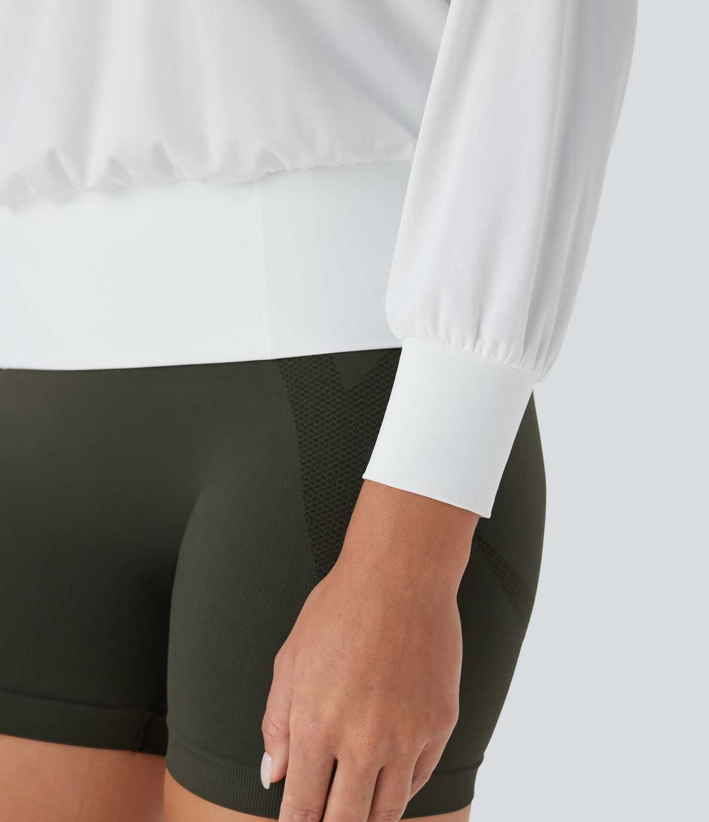 Oversized Yoga-Sport-Top mit One-Shoulder-Design und Cool-Touch - schnelltrocknend