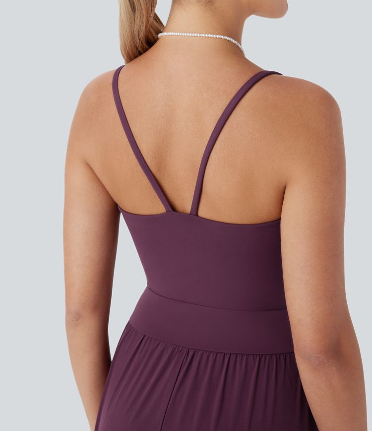 Breezeful™ - Fließendes, rückenfreies Maxikleid für Brautjungfern und Hochzeitsgäste - schnelltrocknend