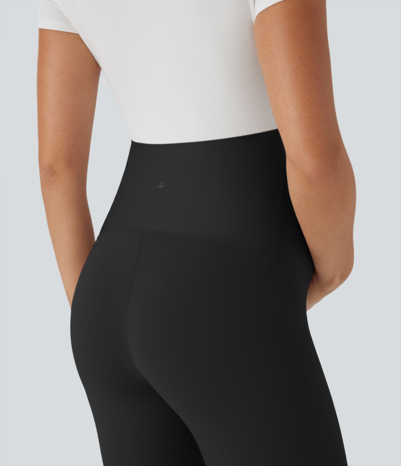 SoftlyZero™ Super wysokie ciążowe spodenki rowerowe do jogi 7'' - UPF50+