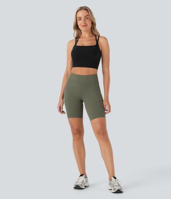 SoftlyZero™ Plush Low Support Double Straps Yoga Sports Bra A-D Cups
