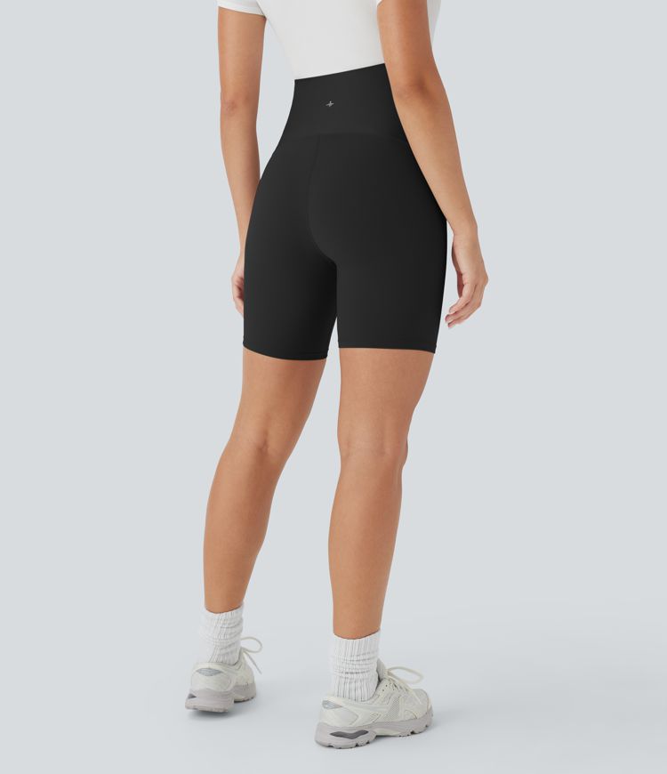 Softlyzero™ Super High Waisted Maternity Yoga Biker Shorts 7''-UPF50+