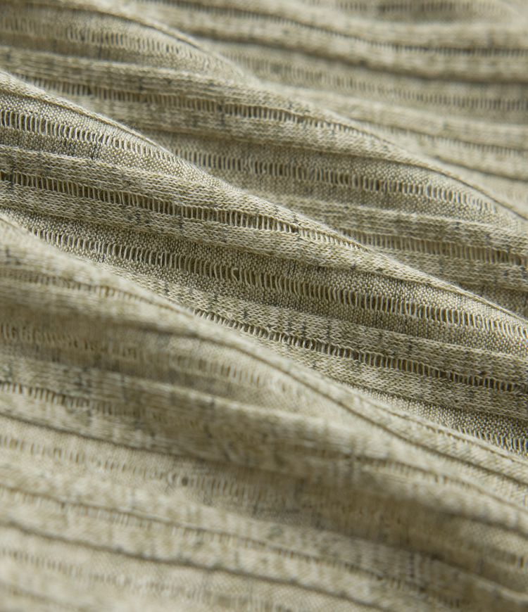 Geripptes, ärmelloses, asymmetrisches, gerüschtes Freizeitoberteil