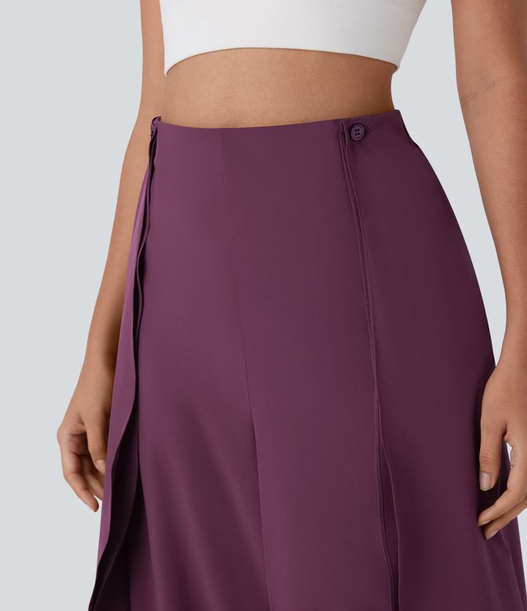 Breezeful™ High Waisted Pocket Wrap Flowy Quick Dry Pants