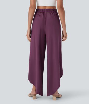 Breezeful™ High Waisted Pocket Wrap Flowy Quick Dry Pants