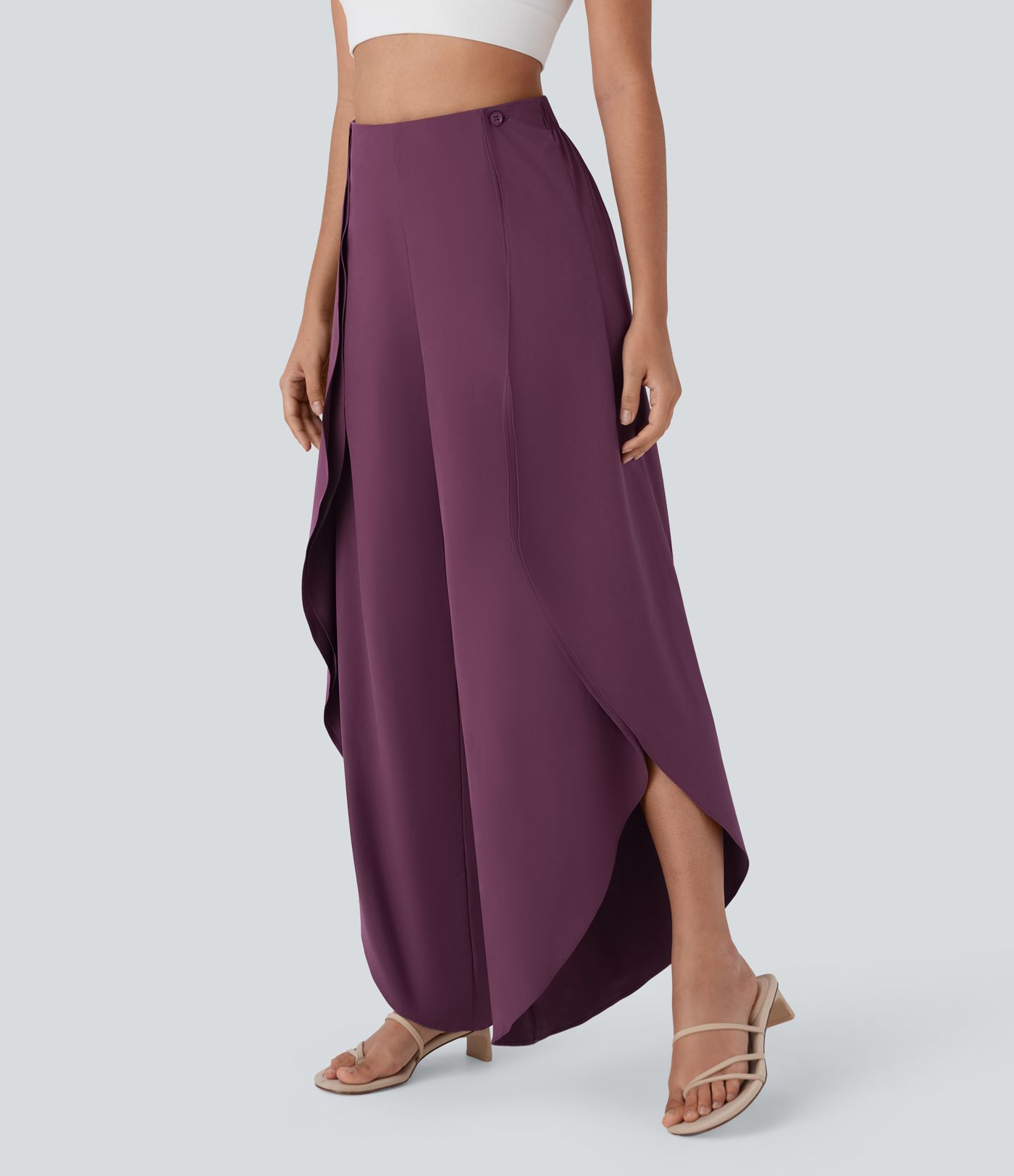 Breezeful™ High Waisted Pocket Wrap Flowy Quick Dry Pants