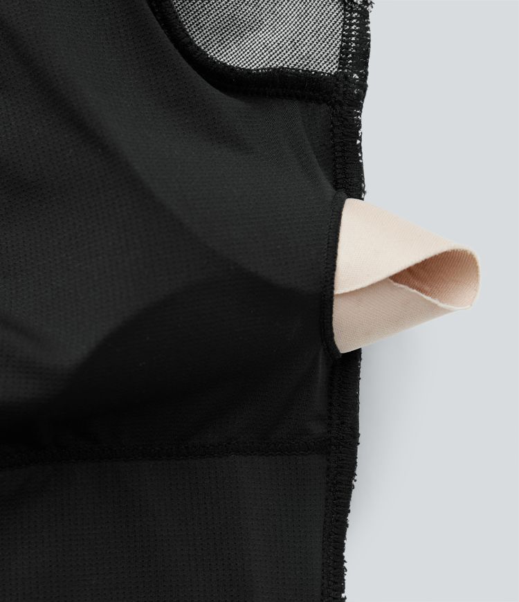 Halara Flex™ Pleated Hem 2-in-1 Cool Touch Washed Denim Tennis Active Dress with Pockets