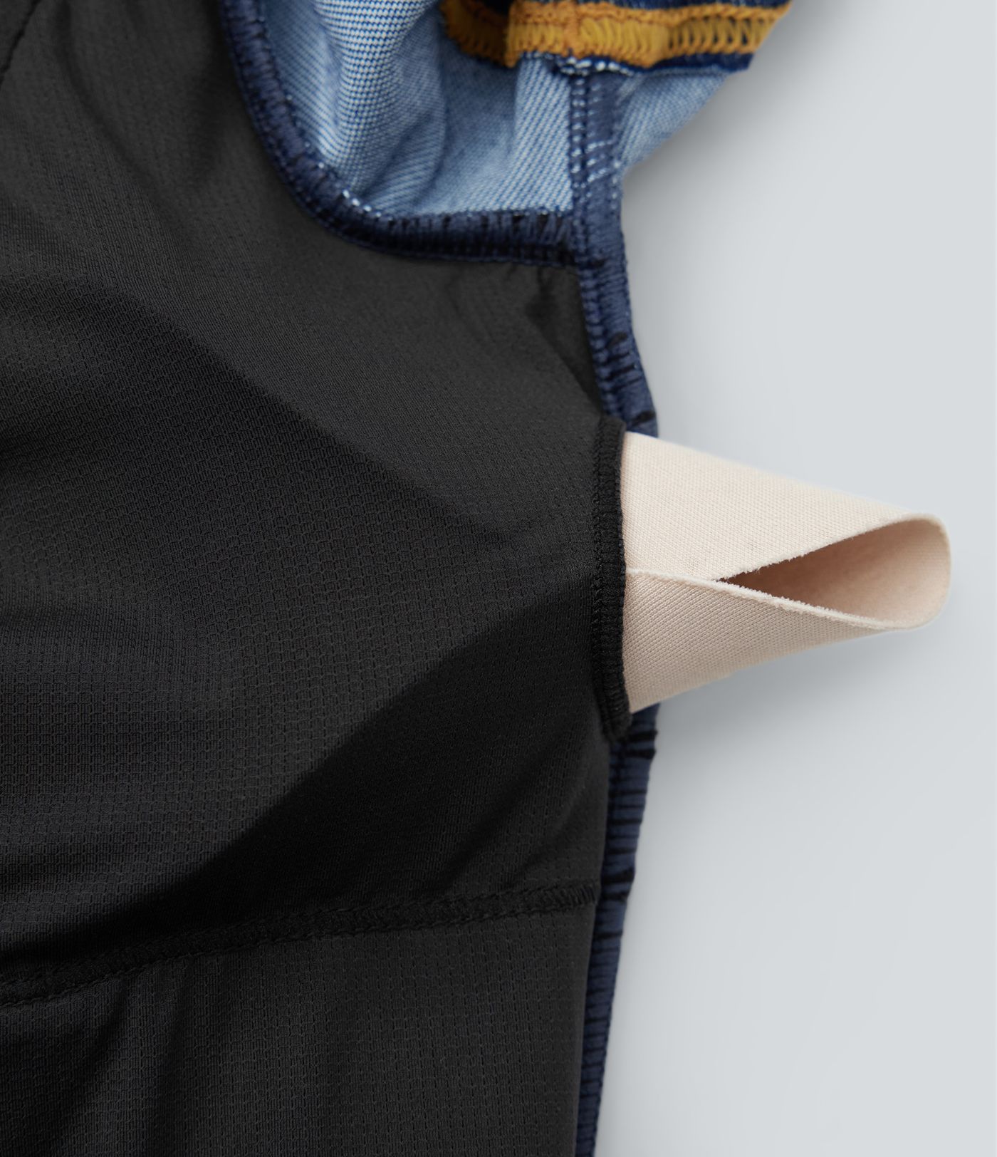 Robe de Tennis Active en Denim Lavé Halara Flex™ à Ourlet Plissé 2-en-1 Effet Rafraîchissant avec Poches