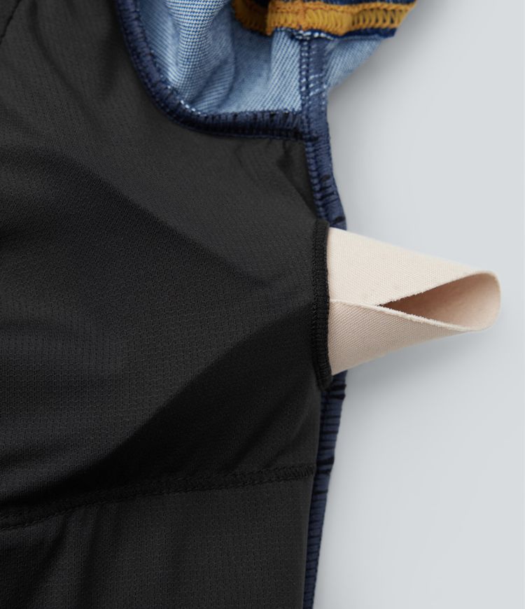 Halara Flex™ Pleated Hem 2-in-1 Cool Touch Washed Denim Tennis Active Dress with Pockets