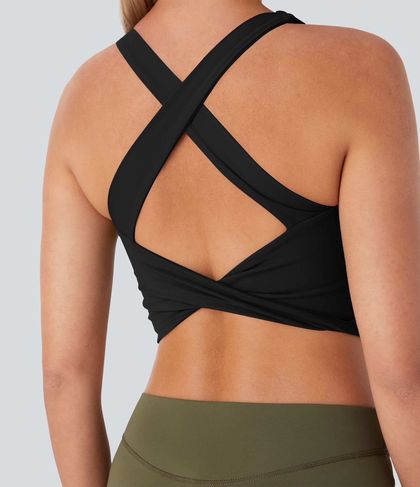 SoftlyZero™ Plush Cropped Yoga Tank Top