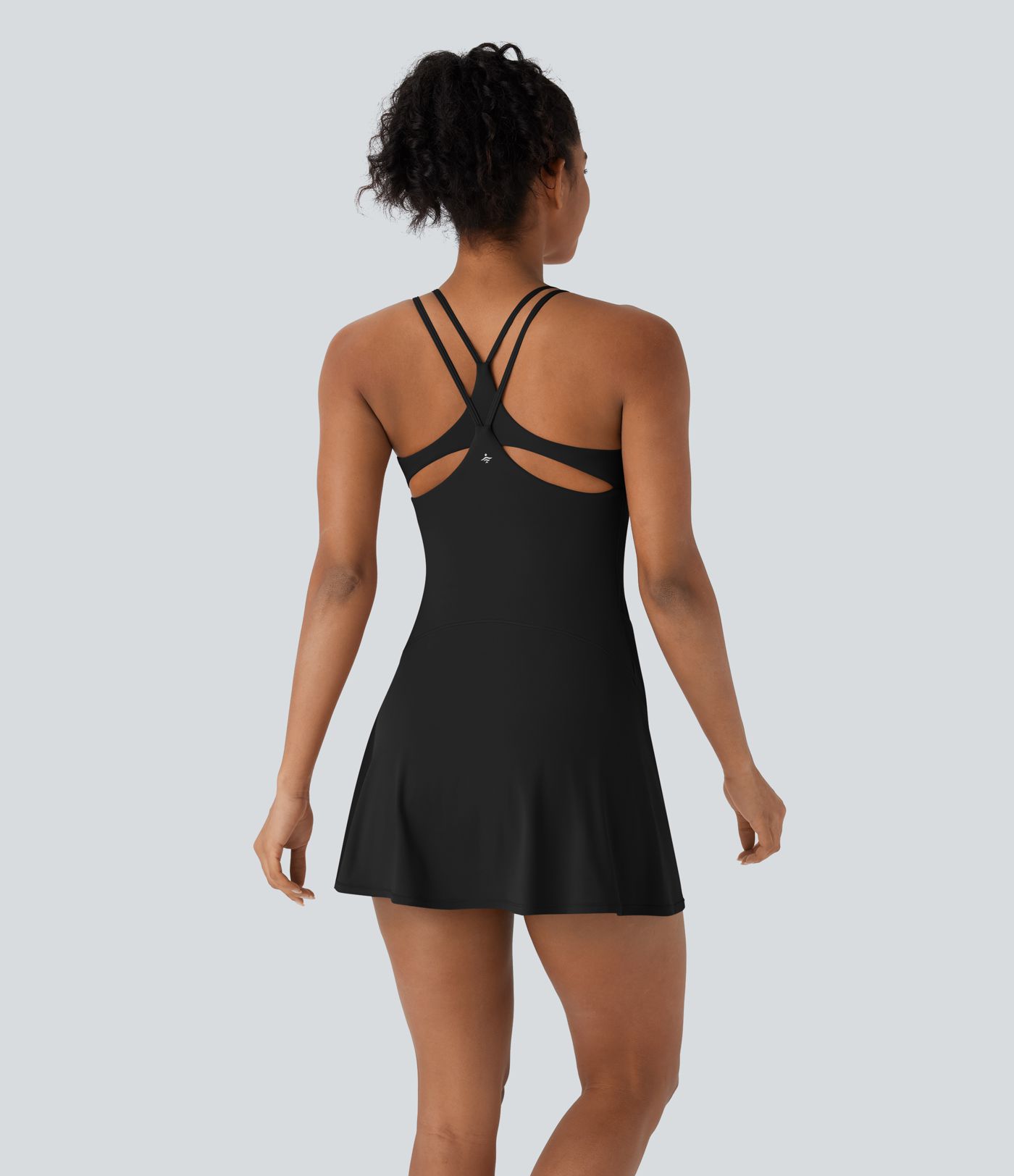 SoftlyZero™ Vestido Activo de Baile de Corte Aéreo con Bolsillo Recortado 2 en 1-Edición Súper Fácil al Tacto Fresco