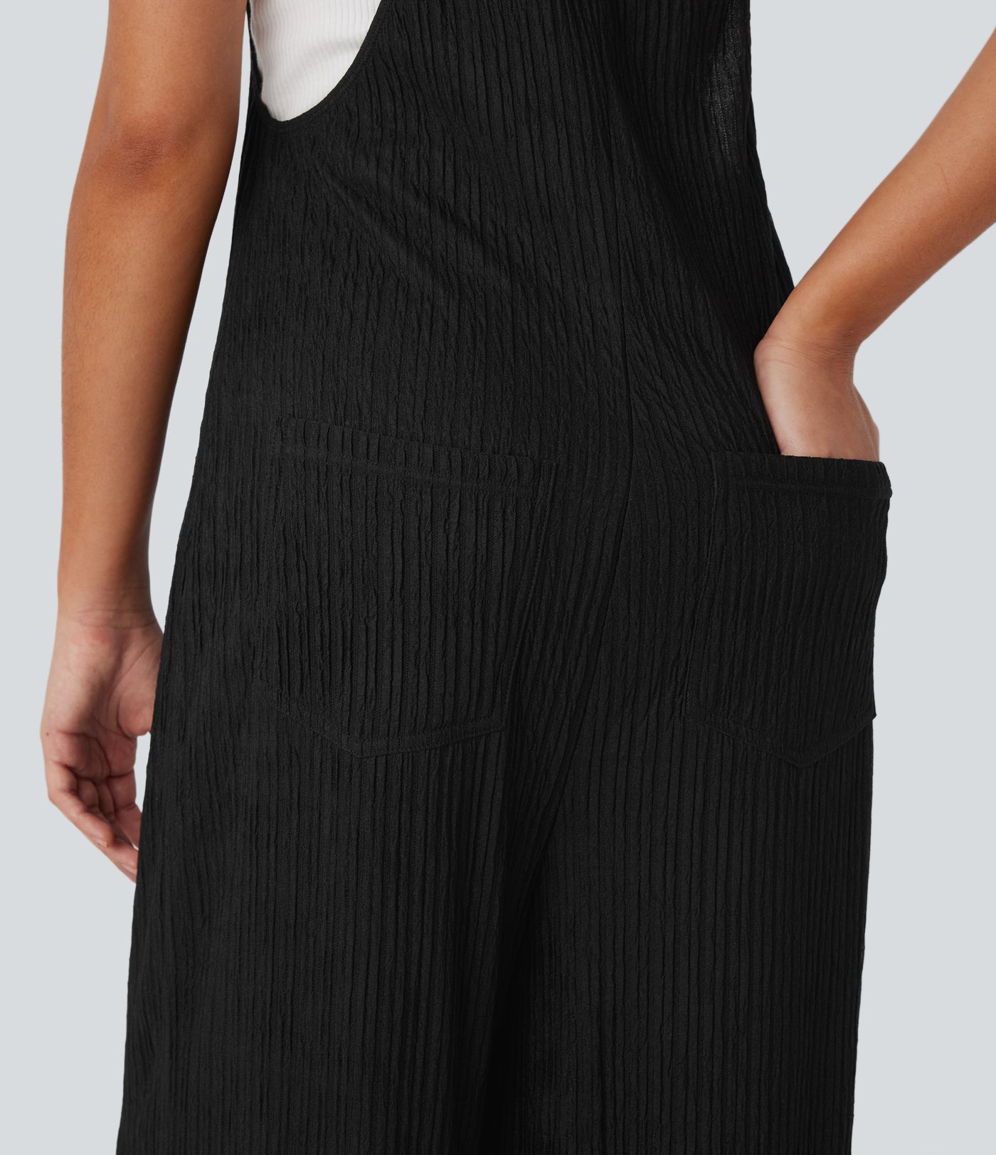 Pockets Casual Overalls