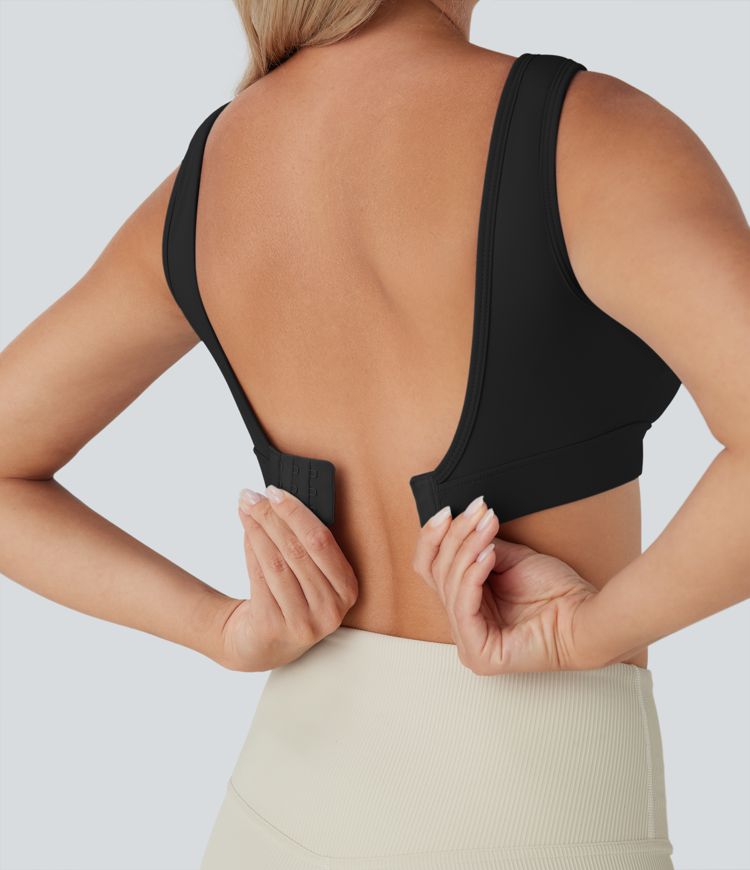 SoftlyZero™ Airy Low Support Adjustable Buckle  Nursing Yoga Sports Bra A-C Cups