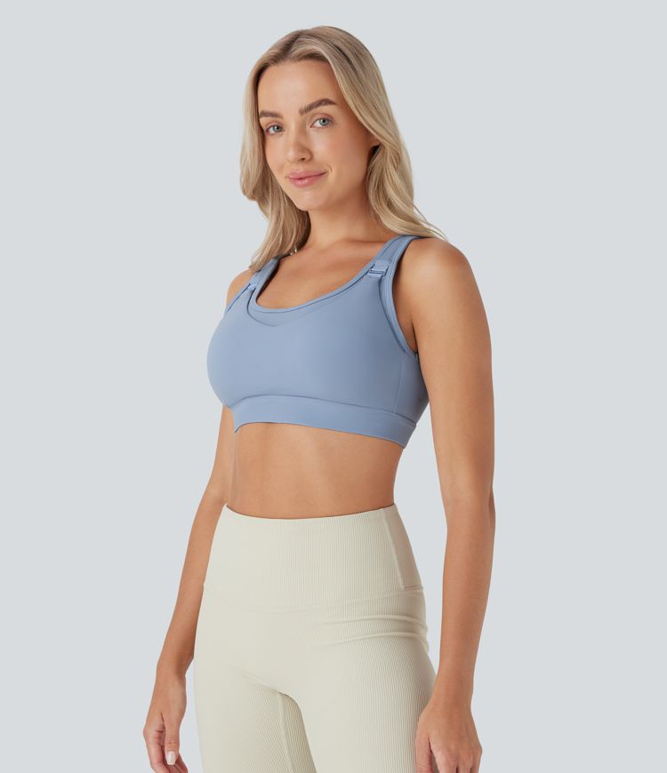 SoftlyZero™ Airy Low Support Adjustable Buckle Cool Touch Nursing Yoga Sports Bra