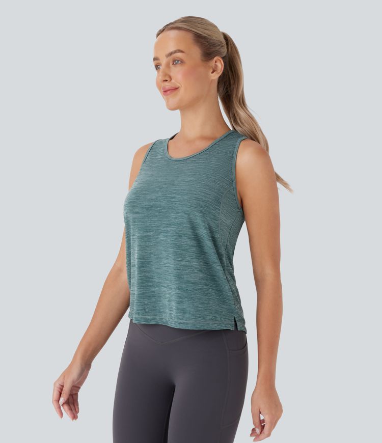 Racerback Hem Hiking Tank Top