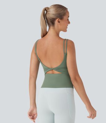 Debardeur de Yoga à Doubles Bretelles