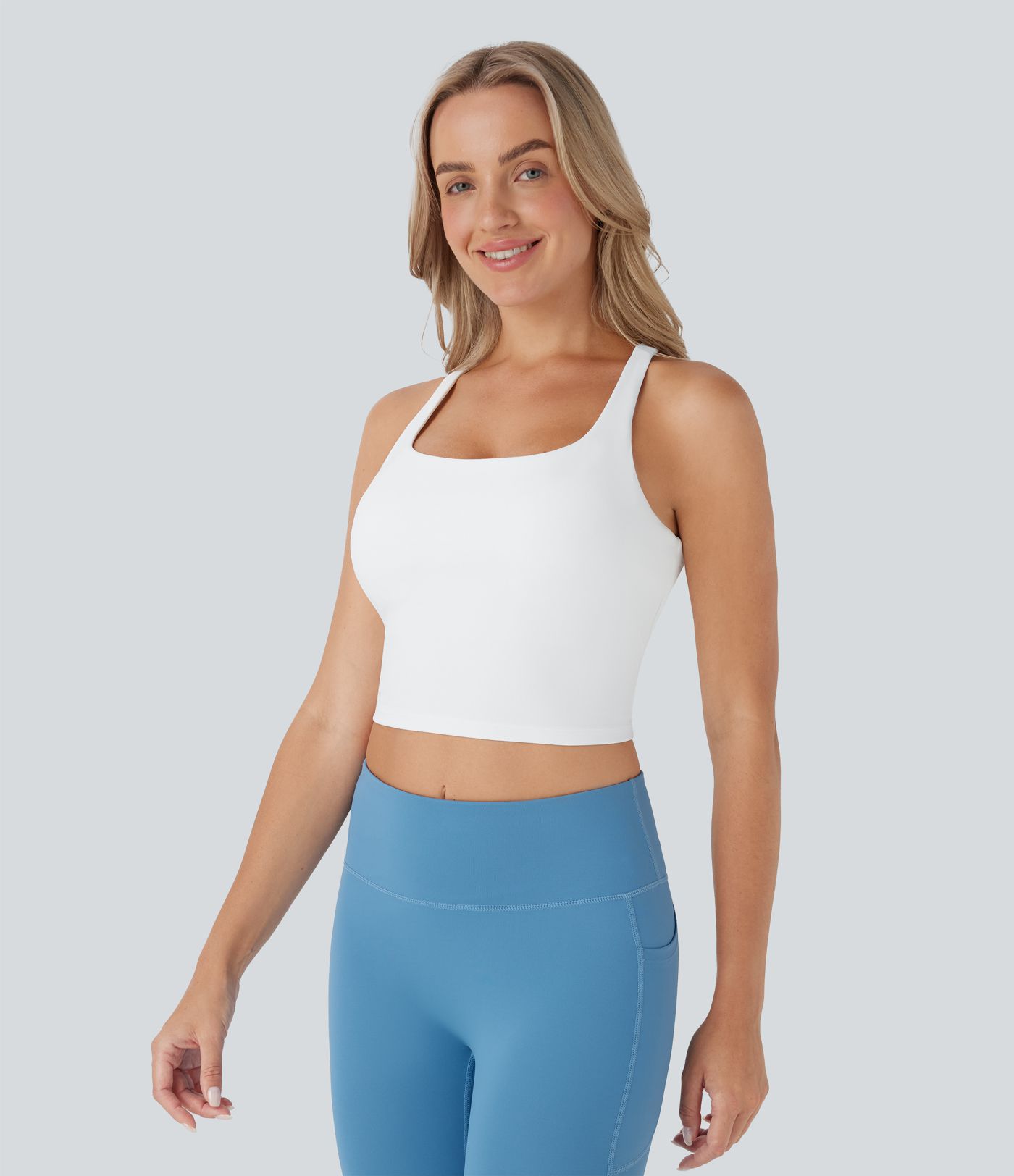 Cropped Yoga Tank Top D-F Cups