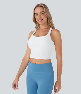Cropped Yoga Tank Top D-F Cups