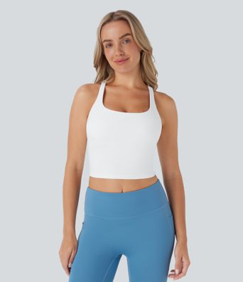 Cropped Yoga Tank Top D-F Cups