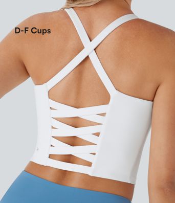 Cropped Yoga Tank Top D-F Cups